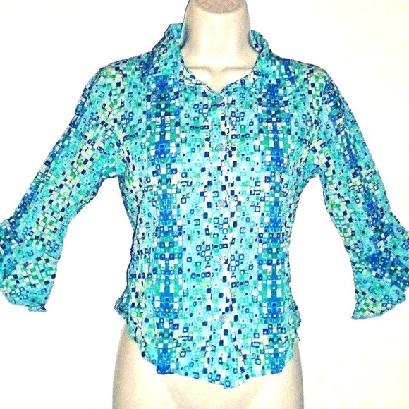 VintageFlared Sleeves Top Shirt